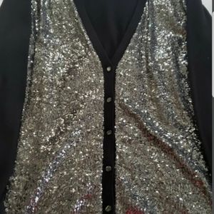 Banana republic L'WREN Scott Sequined cardi